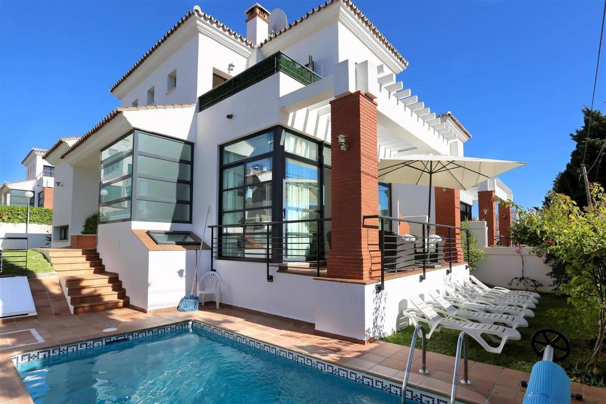 011 Bright And Spacious Villa With Private Pool Benalmádena Exterior foto
